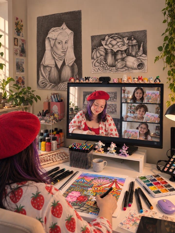 Online Çocuk Sanat Kursu